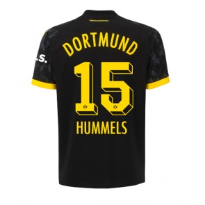 Borussia Dortmund Mats Hummels #15 Replika Udebanetrøje Dame 2023-24 Kortærmet